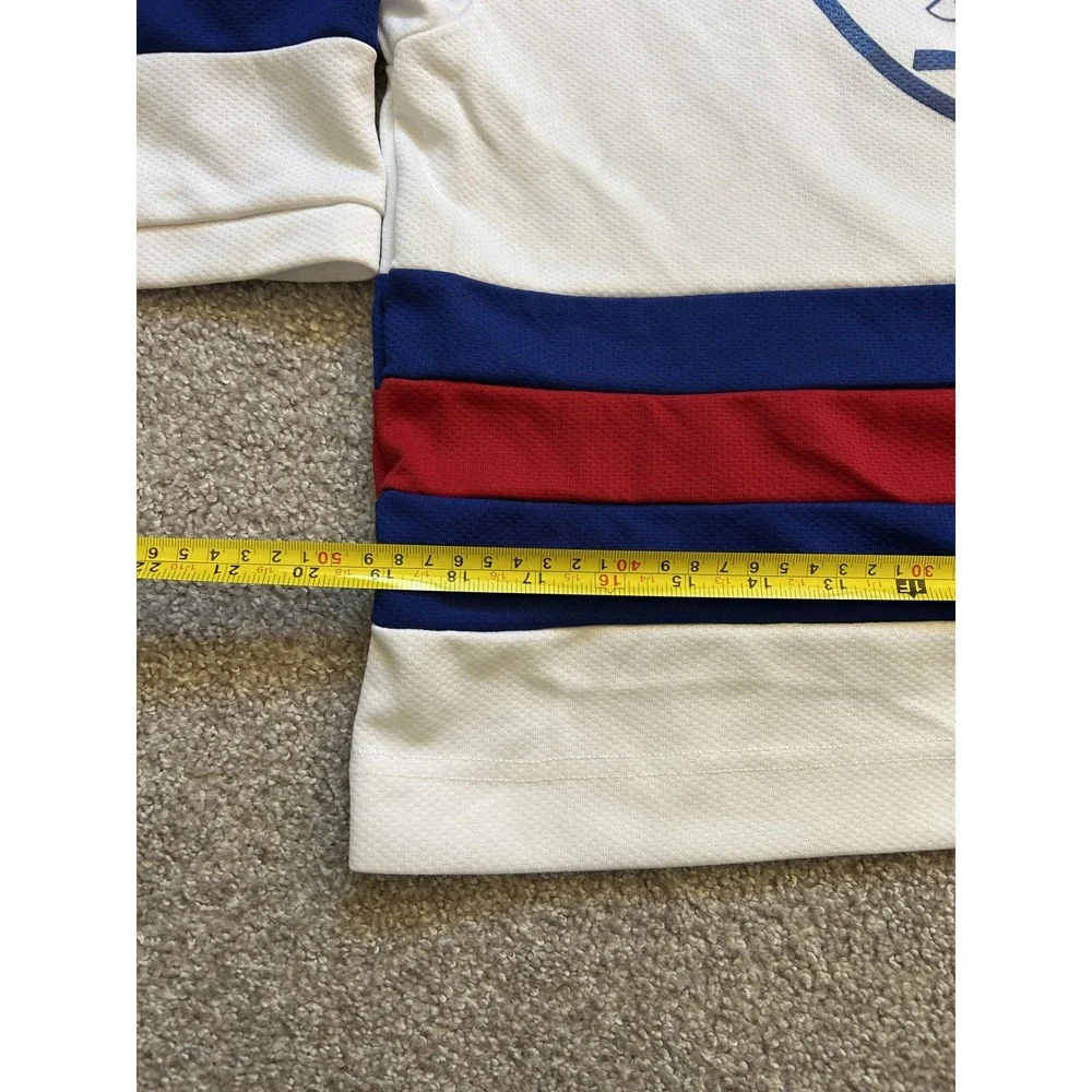 K1 Sportswear Hockey‎ Jersey Youth L White Blue Red Good CDP Coyotes Program 6